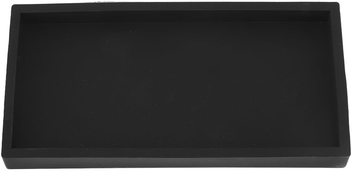 SPHProducts - Siliconen Opbergbak - Cosmetica-organizer - Elegant en praktisch - Zwart - Gootsteenbak - Ideaal voor badkamerorganisatie - Multifunctioneel