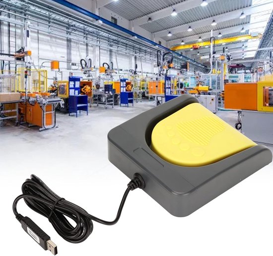 USB Voetpedaal - MIDI Controller - Multimedia Bediening - Programmeerbare Functies - 1 Pedaal - Zwart — afbeelding 3