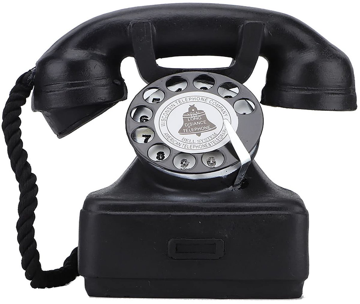 Allecto - Retro Vaste Telefoon - Vintage Telefoon Ornament - Decoratie voor Huis en Kantoor - Hoogwaardige Hars - Perfect voor Cosplay - Retro Tele...