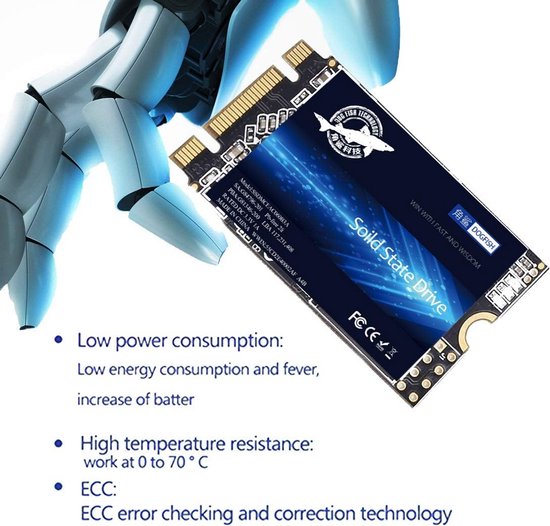 SSD M.2 2242 500 GB Dogfish Ngff Wewnętrzny dysk półprzewodnikowy Wysokowydajny dysk twardy do laptopa stacjonarnego SATA III 6 Gb/s Zawiera SSD 120 GB 240 GB 250 GB 480 GB 500 GB 1 TB — afbeelding 2