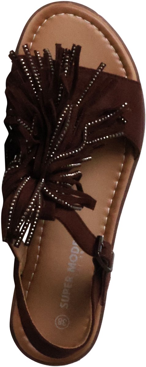 Platte sandalen met bandjes