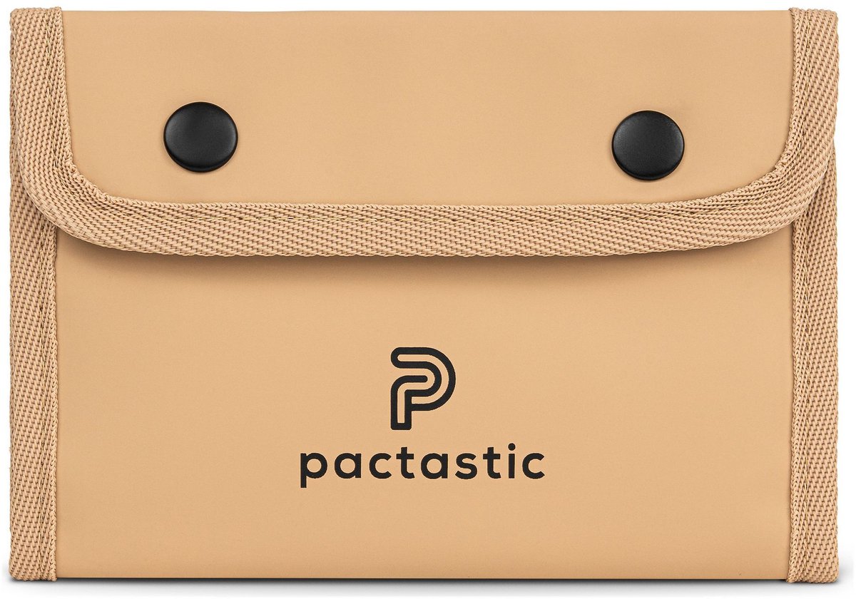 Pactastic Urban Collection Portemonnee 17.5 cm - Unisex - Horizontaal - beige