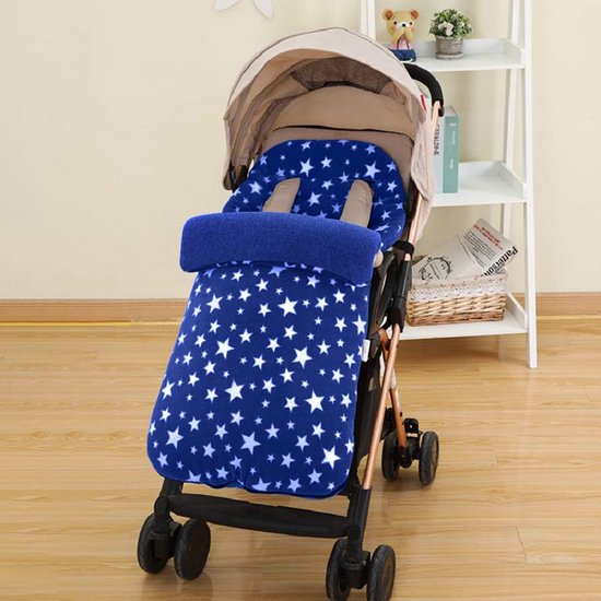 Universele Voetenzak - Baby Toes - Baby Warm Houden - Verstelbare Gordelgaten - 40 x 90 cm - Zwart van Universele — afbeelding 2