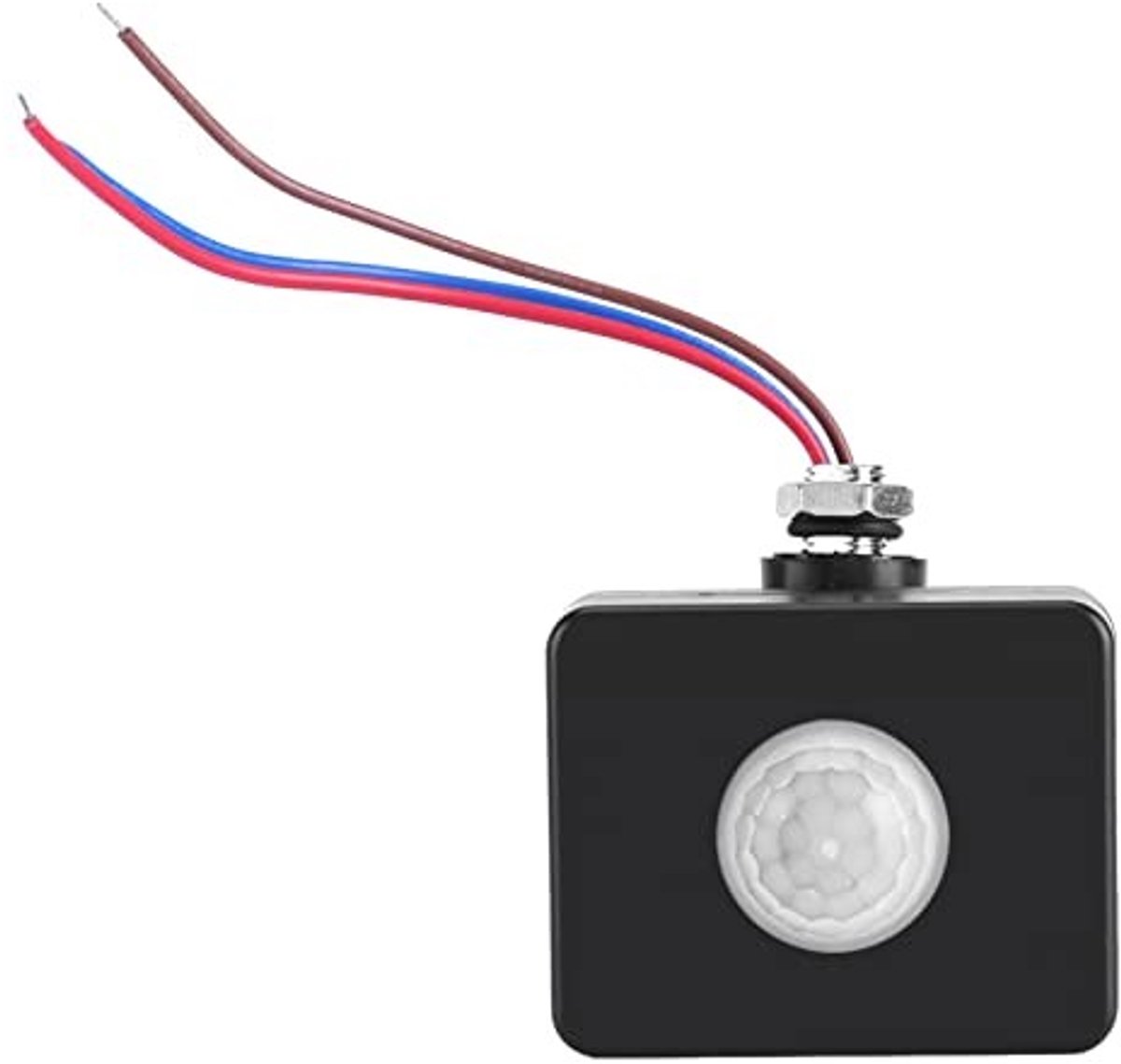 ONF3 - PIR Bewegingssensor - Mini 360° - Infrarood Sensor voor LED Verlichting - IP65 - Zwart - Bewegingsdetectie - Energiezuinig - Geschikt voo...