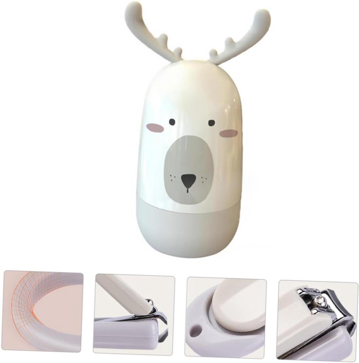 Babynagelset - Babyverzorging - Nagels Knippen - Ergonomische Handgreep - 2 Sets - Grijs