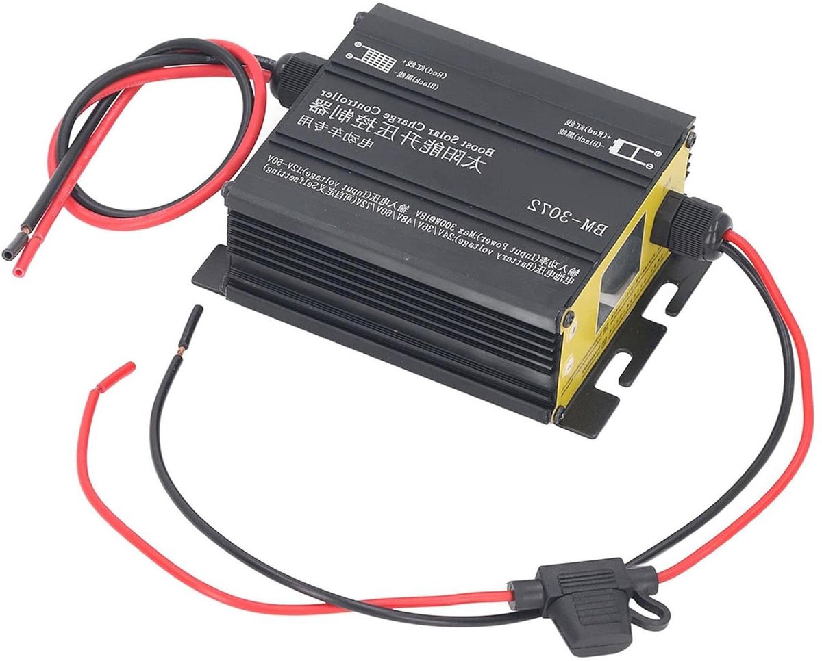 Zonne Laadregelaar - MPPT Controller - Batterij Opladen - Boost Functie - 16A - Zilver