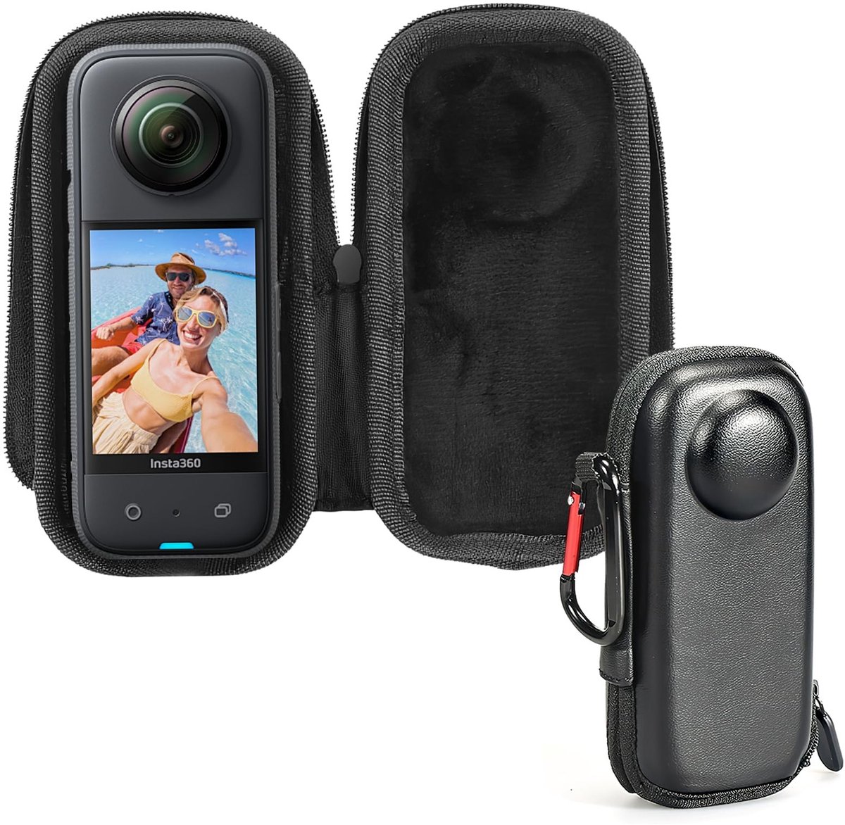 aladdien - Hard Shell Reistas - Draagtas voor Insta360 X4 - Valbescherming - Zwart - Waterdicht - Camera-Accessoires - Geschikt voor Insta360 X4