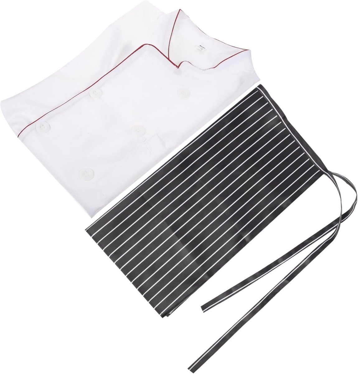 Koksschort Set - Keuken Kleding - Koken en Bakken - Spatwaterdicht Ontwerp - 67x66cm - Wit