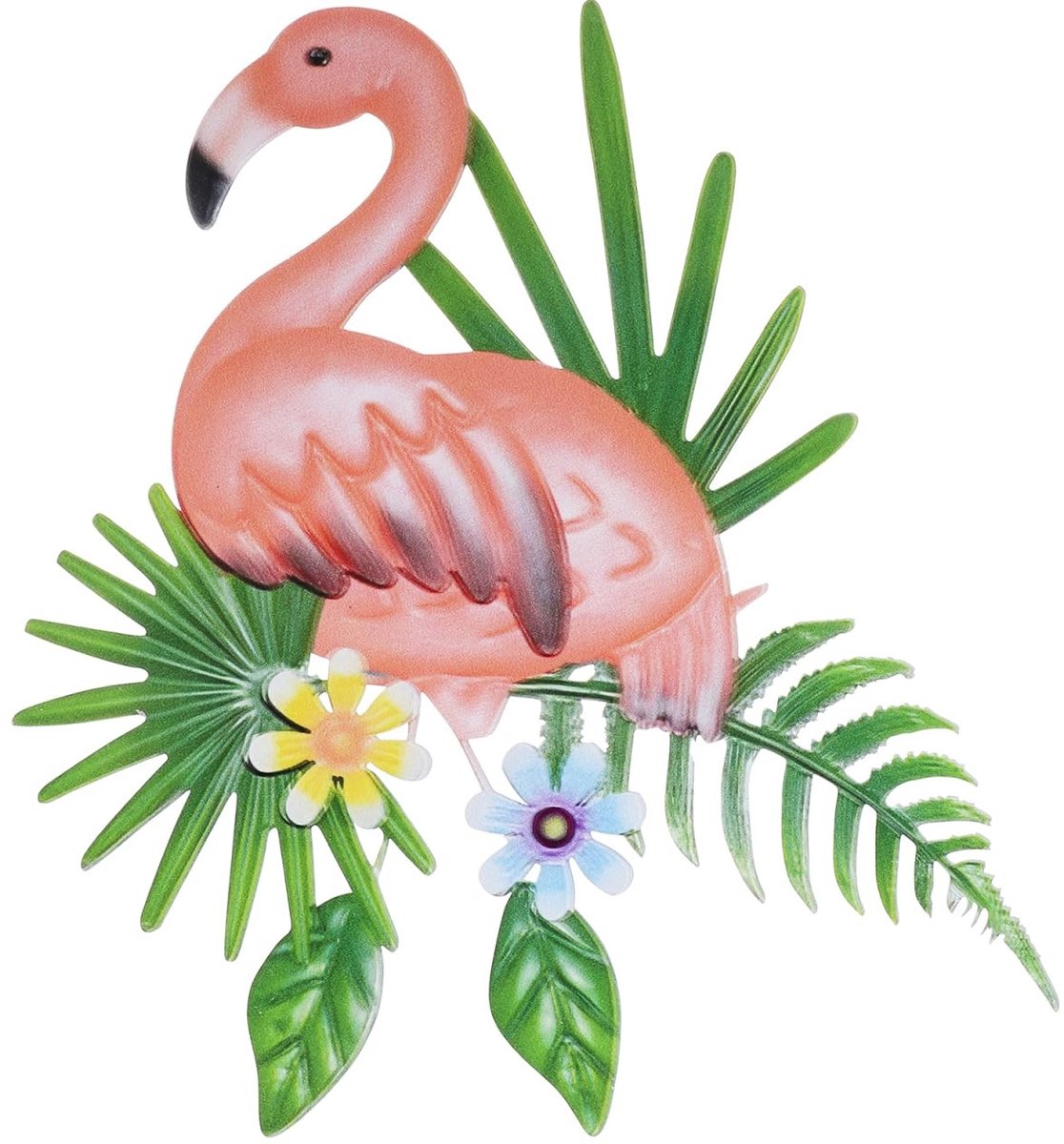 aladdien - Flamingo Ornament - Wanddecoratie - Uniek ontwerp - Roze - Muurdecoratie - Ideaal voor bruiloften en feesten - 29,5 cm