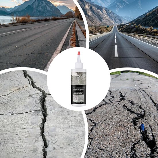 Reparatie afdichtmiddel - Waterdicht vulmiddel - Wegscheuren repareren - Uiterst duurzaam - 150 ml - Zwart — afbeelding 5