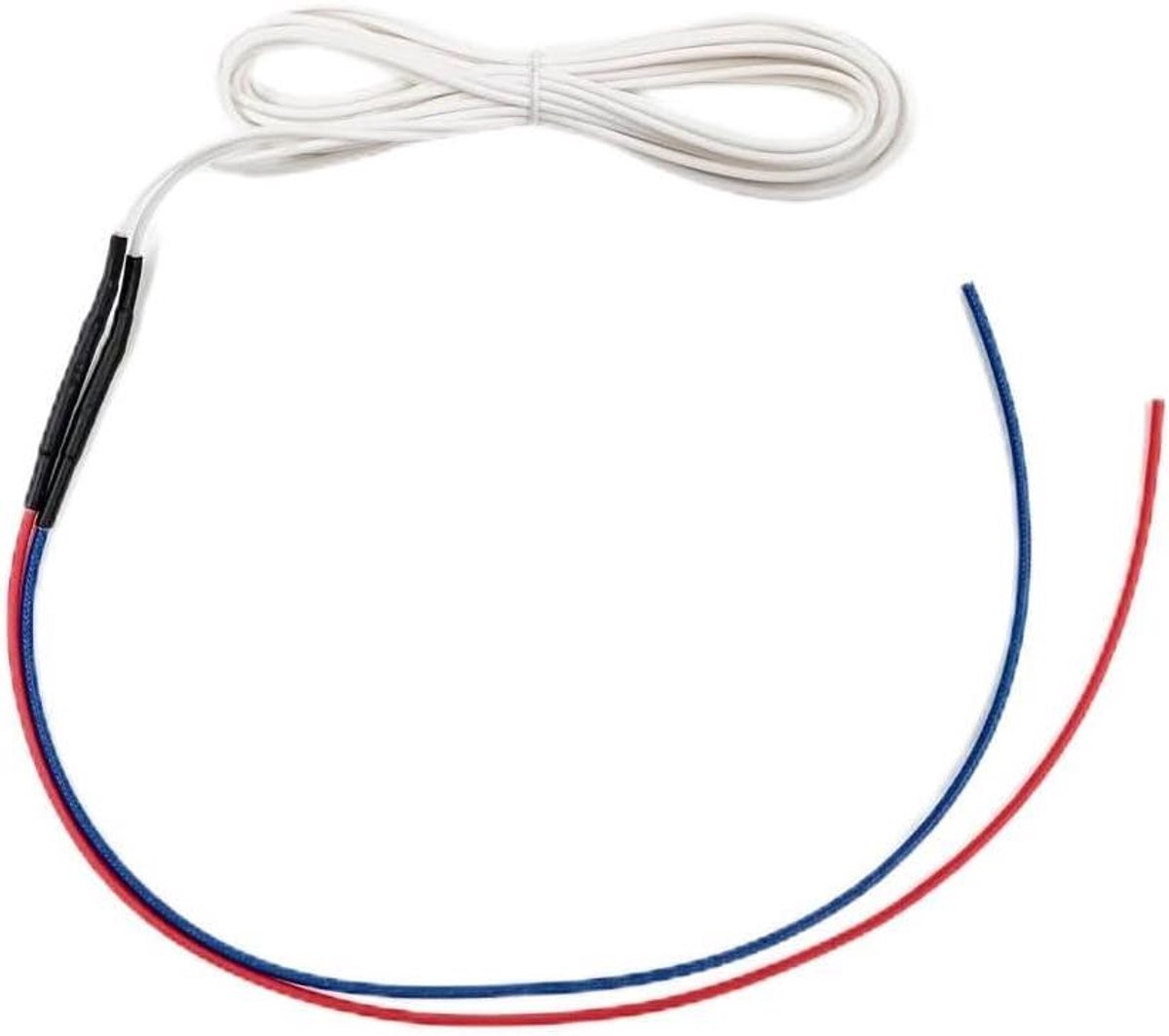 Verwarmingsdraad - Koolstofvezel kabel - Zelf Klussen - Laagspanning - 2.5 meter - Zwart