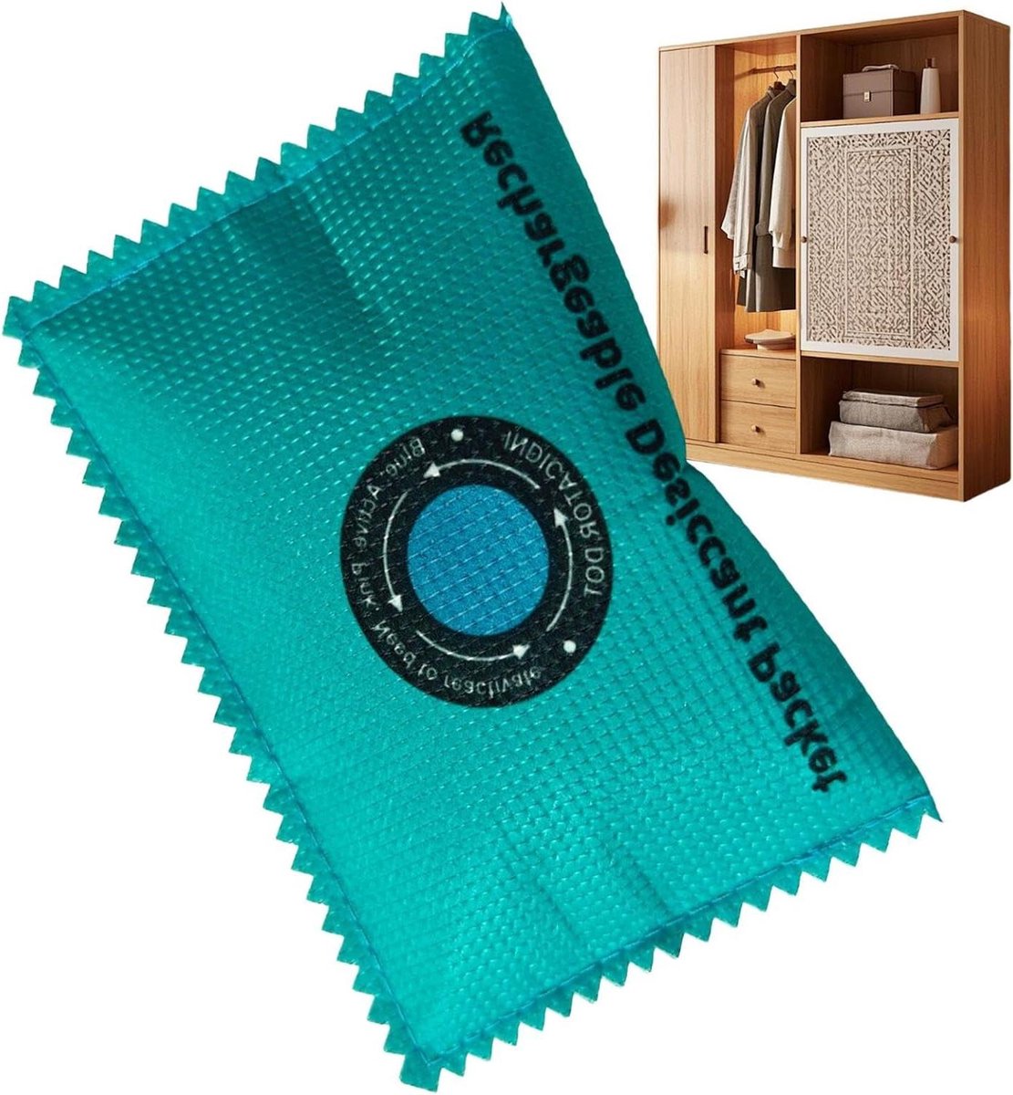 Auto Luchtontvochtiger - Vochtvreter - Auto Interieur Droog - Snelle Reactivering - 152 cm Breed - Blauw