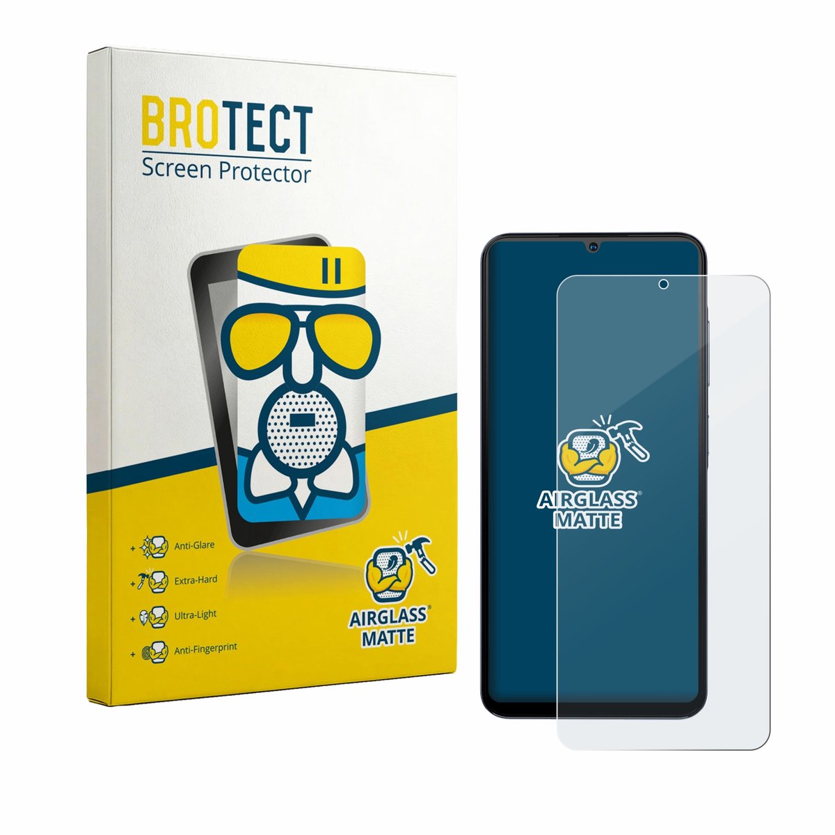 BROTECT - Screenprotector voor Hotwav A56 - Folie Beschermfolie Beschermglas matte