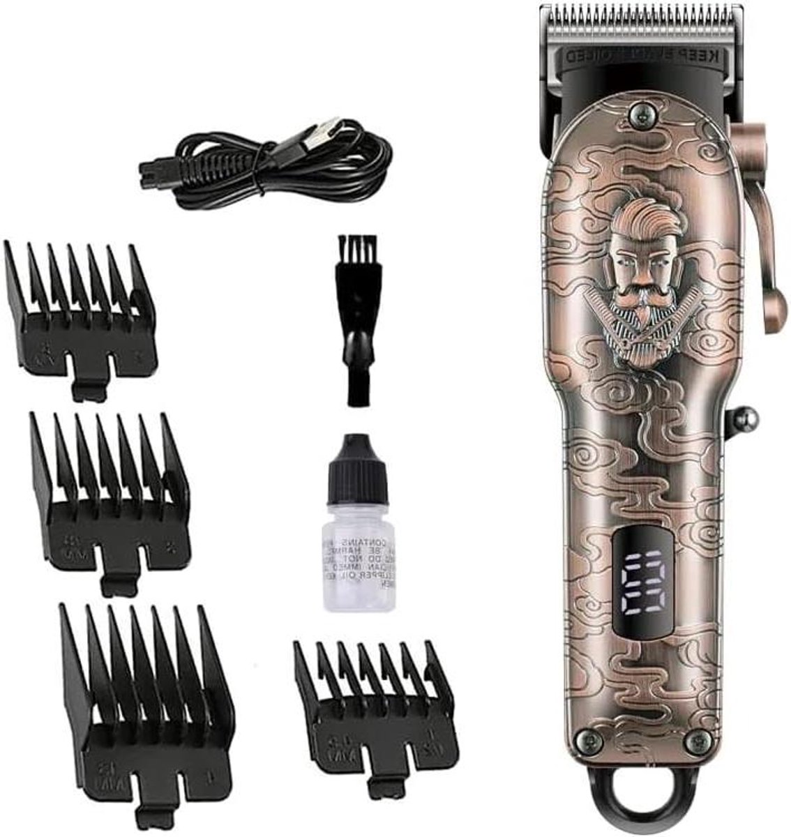 Baard Haar Trimmer - Grooming Kit - Persoonlijke Verzorging - Elektrisch Scheerapparaat - Niet gespecificeerd - Zwart