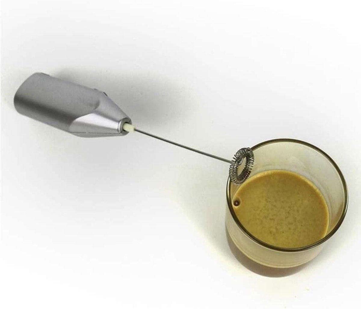 Melkopschuimer Handmixer - Koffie Roerder - Cremig Schuim Maken - Stil Ontwerp - Handheld - Wit