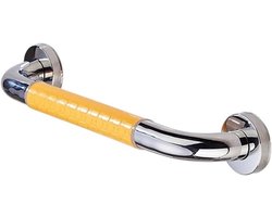 Grab Rails voor Ouderen Handgreep Wandmontage Douche Handgrepen Badkamer Gebalanceerde RVS Antislip Leuning voor Handicap (Geel, 50 cm)