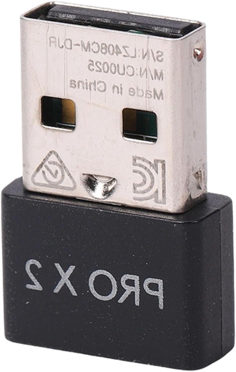 Muis Dongle Adapter - Ontvanger Vervanging - Gaming Sessies - 2000Hz Polling Rate - 13 x 8 x 1 cm