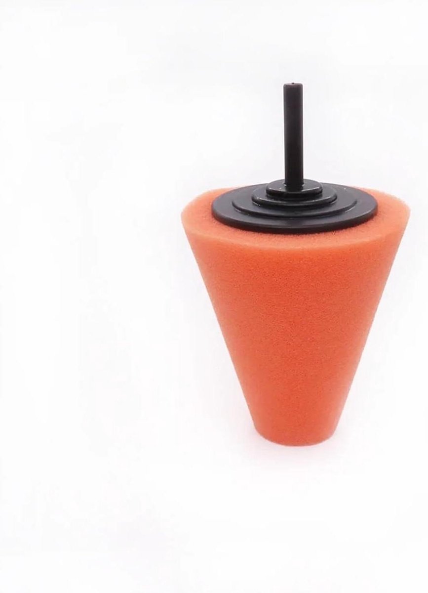 Polijstpads Set - Schuim Spons - Auto Onderhoud - Taps Toelopende Vorm - 5 Stuks - Diverse Kleuren