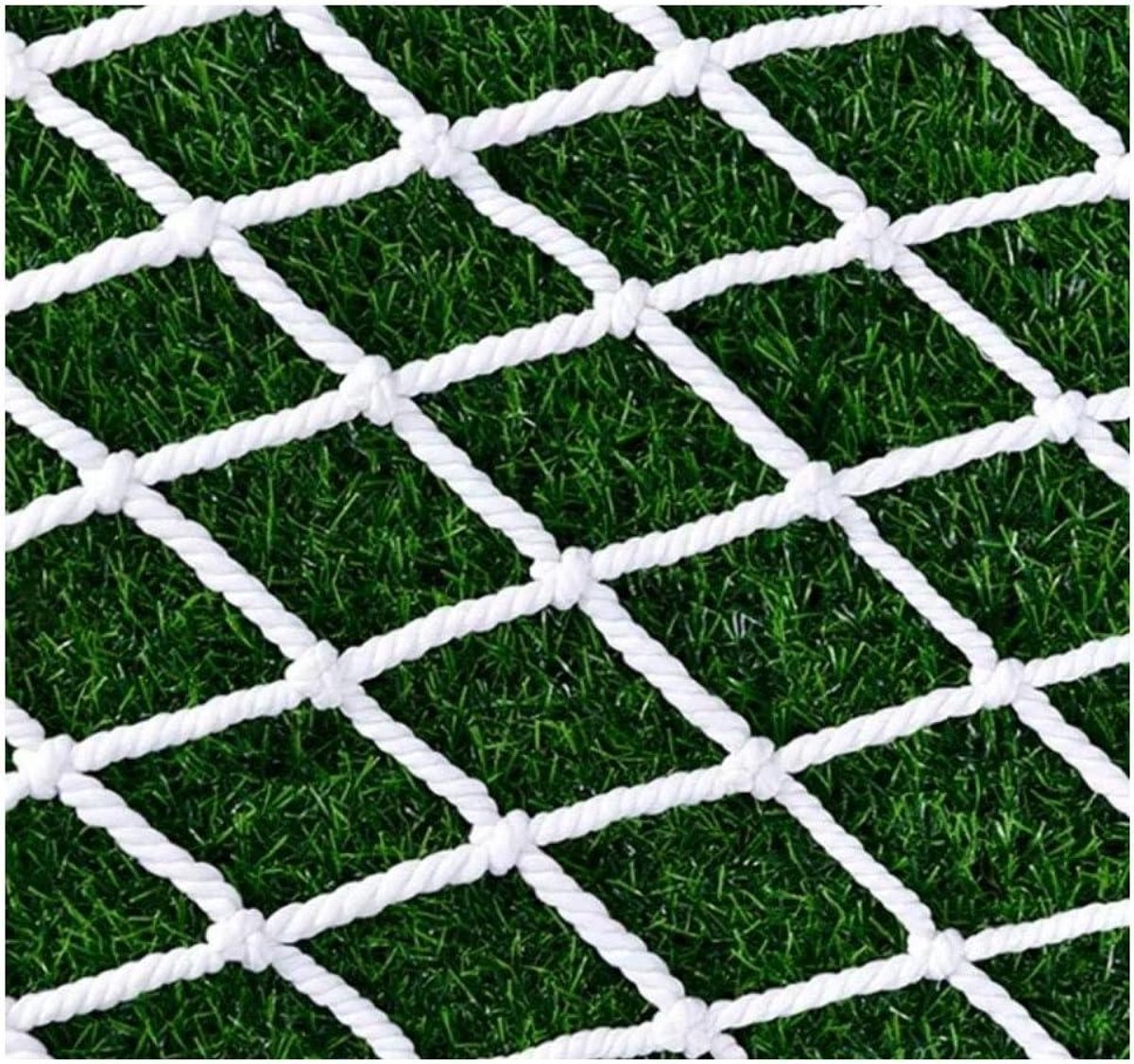 Veiligheidsnet Kinderen - Hennep Touw - Balkon Beveiligen - Handgemaakt Geweven - 5x5 Meter - Natuurlijk