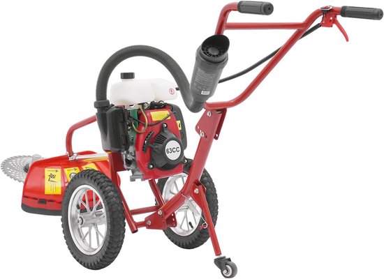 Bodemfrees Tuin - Grondbewerker Frees - Bodem Voorbereiden - 3-in-1 Multifunctioneel - 63 cm³ - Zwart en Rood — afbeelding 5