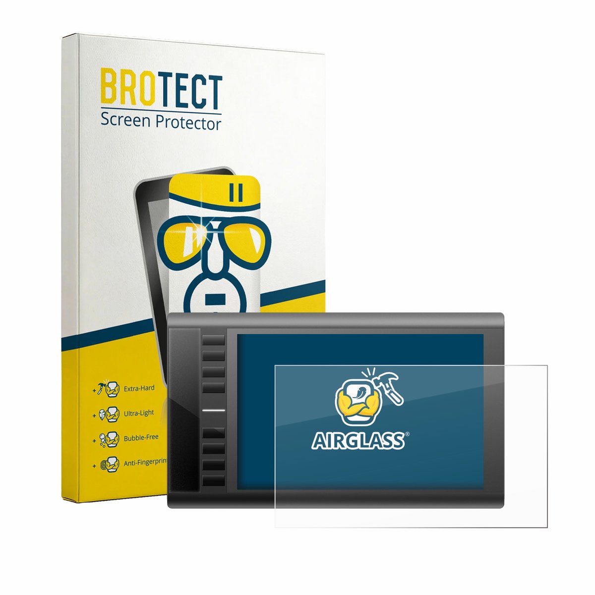 Screenprotector voor Ugee M708 Beschermglas transparant