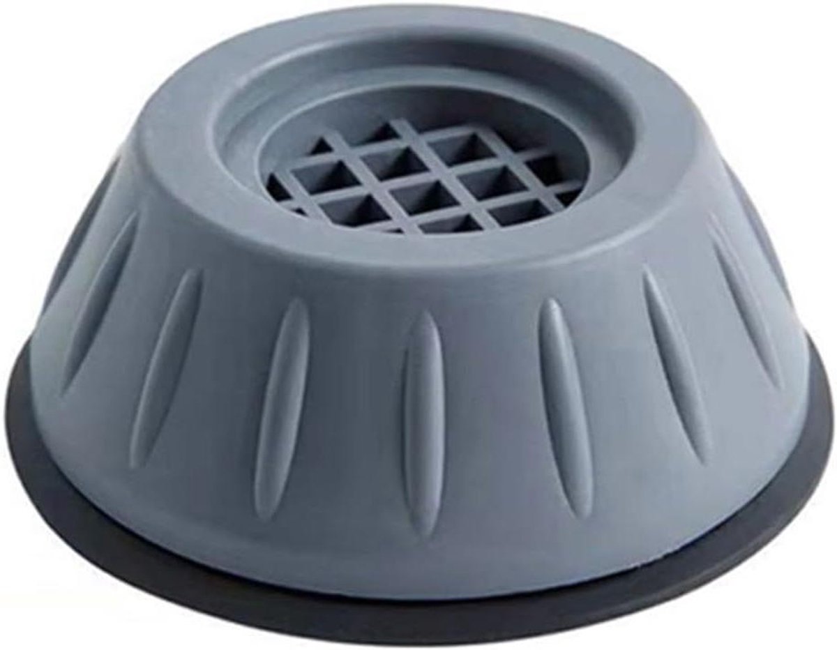 Wasmachine Voetkussens - Rubberen Poten - Stil Gebruik - Vacuümzuignap Ontwerp - 10 cm Buitendiameter - Zwart