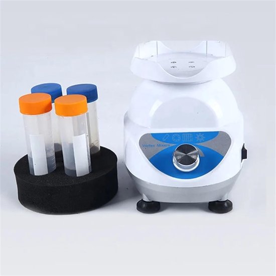 Laboratoriummixer, JC-25 Laboratorium Vort-ex Mixer Shaker Verstelbaar for Meerdere Buizen for Het Schudden, Mengen En Roeren Van Monsters Fabrieksprijs — afbeelding 3