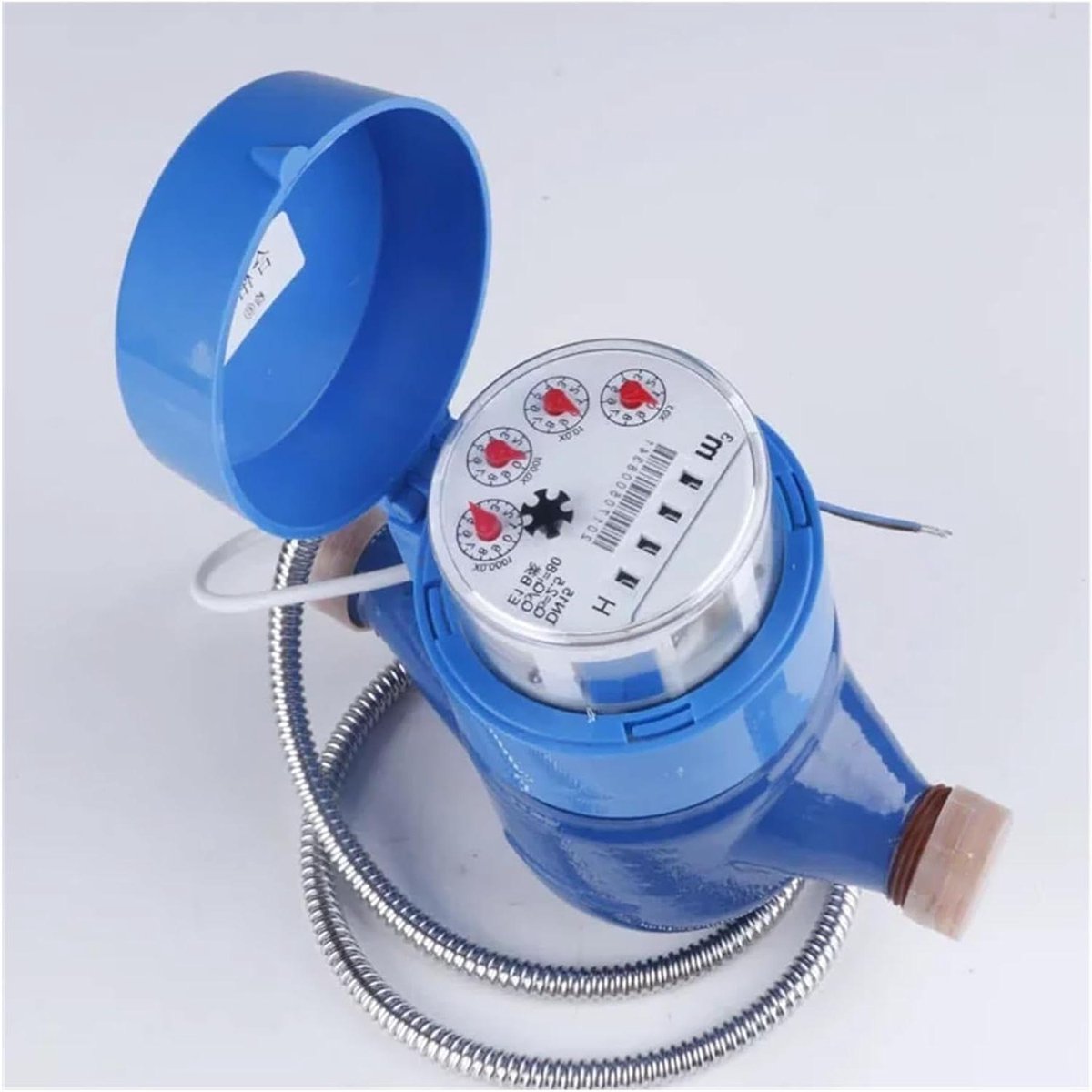 Watermeter - Verbruiks teller - Waterverbruik meten - Directe uitlezing - DN20 - Grijs