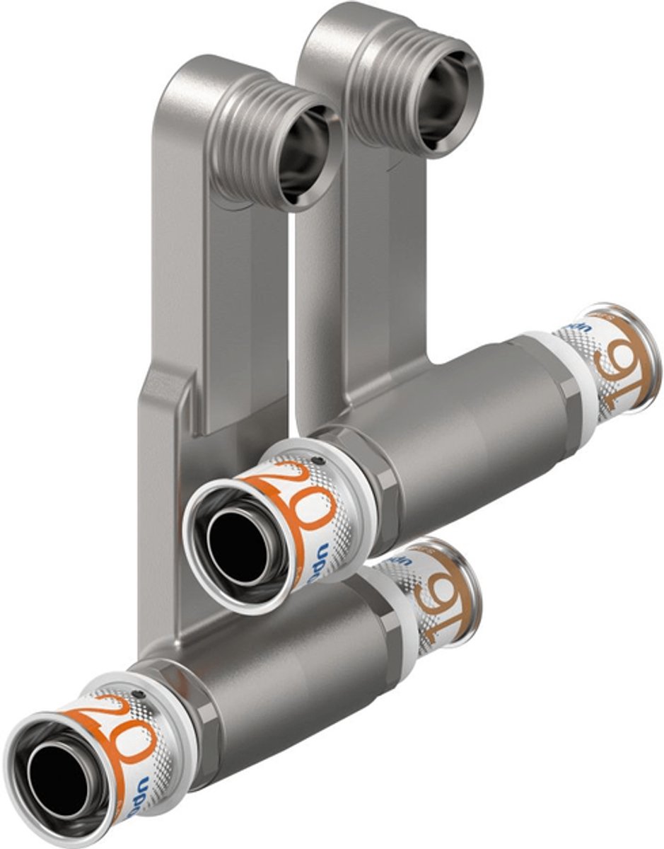 Uponor S-Press PLUS SL-Aansluitgarnituur 20-G1/2"MT-16, 1070696