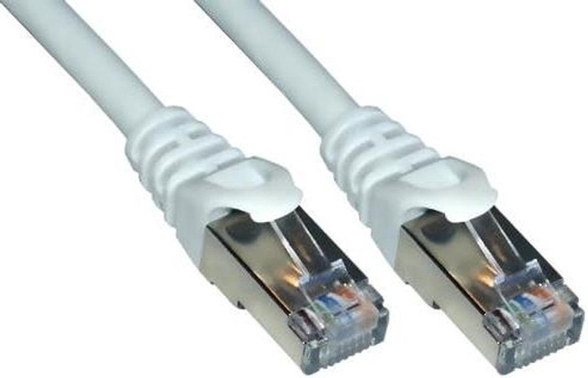 Netwerkkabel Cat6 - Ethernetkabel FTP - Internet Verbinding - F/UTP Afgeschermd - 5 meter - Grijs