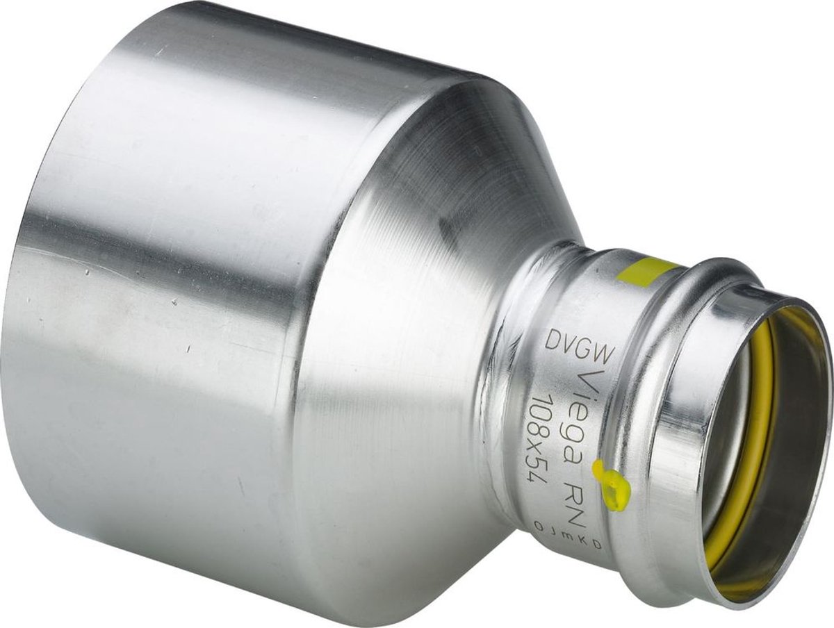 Viega Sanpress Inox G XL-verloopstuk, d1 108,0, d2 88,9 roestvast staal Model 0215.1XL, 578428