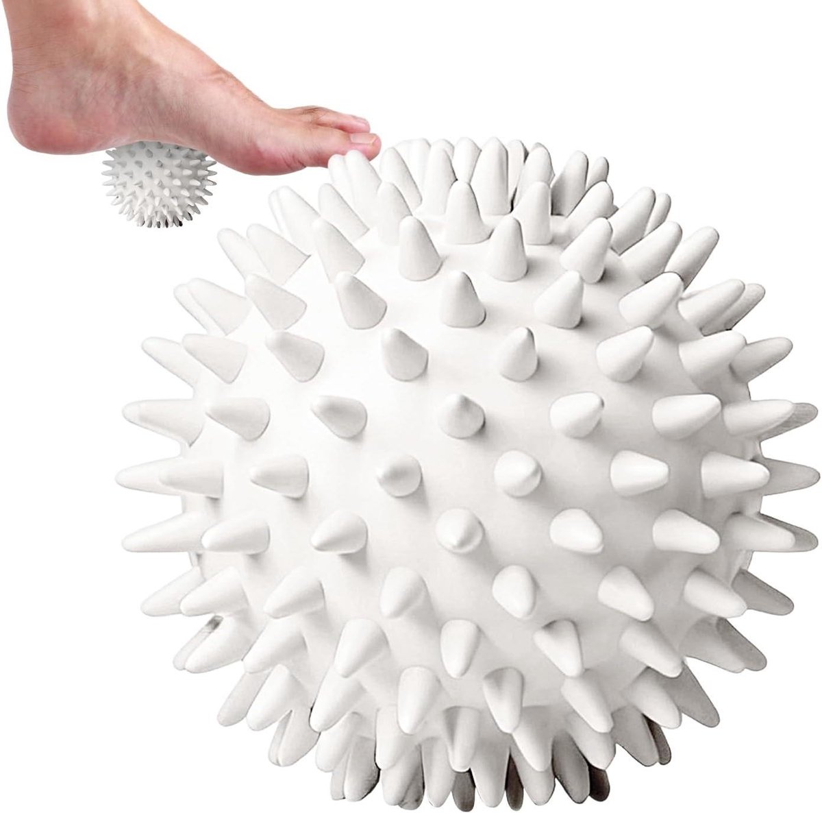 Drukpunten Massagebal - Spierherstel Gereedschap - Spierontspanning Thuis - Ergonomisch Gebogen Ontwerp - 65 cm Diameter - Zwart