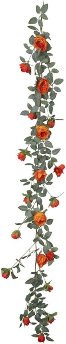 Roze Bloemenslinger - Kunstmatige Rozenrank - Decoratie Huis - Realistische Bloemblaadjes - 180 meter - Zonsondergang