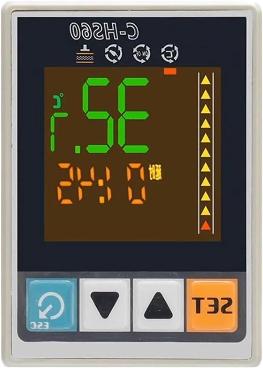 Waterregelaar - Circulatiepomp Controle - Warm Water - Automatische Terugkeer - 1 Kleur - Zwart