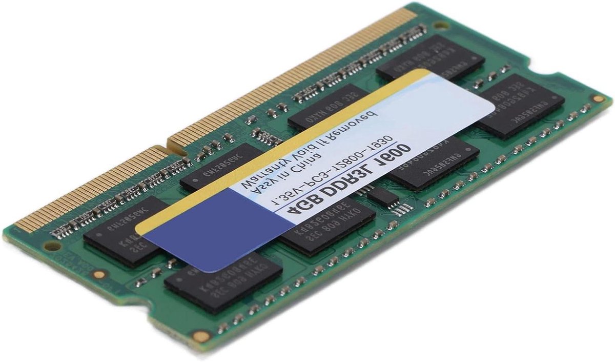 Laptop Geheugenmodule - RAM Uitbreiding - Prestaties Verbeteren - Snelle Warmteafvoer - 4 GB - Zwart