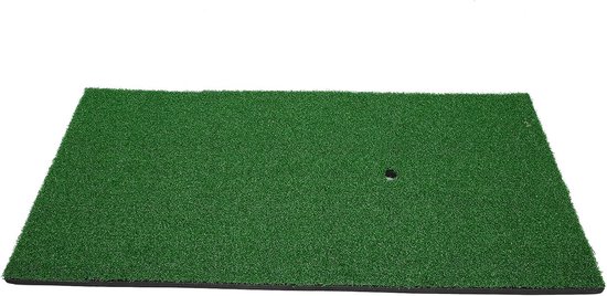 Golfmat - Swing trainer - Golf oefenen - Duurzaam nylongras - 60x30 cm - Groen — afbeelding 5