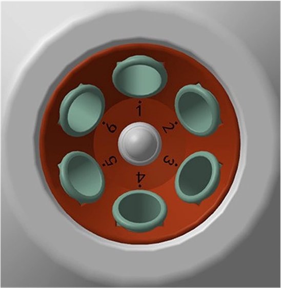 Laboratorium Centrifuge - Mini Centrifuge - Monsters Scheiden - Motorloze Motor - 15ml x 6 - Grijs — afbeelding 4