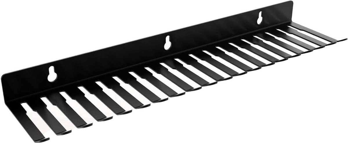 Kabelrek - Snoerhouder - Kabelbeheer - Stevig staal - 358 cm - Zwart