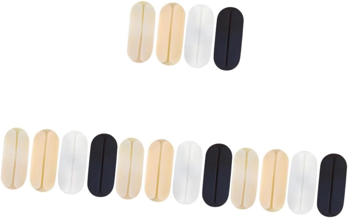 Schouderpads - BH-band kussentjes - Comfort Verhoging - Zelfklevend en Herbruikbaar - 16 stuks - Assorti