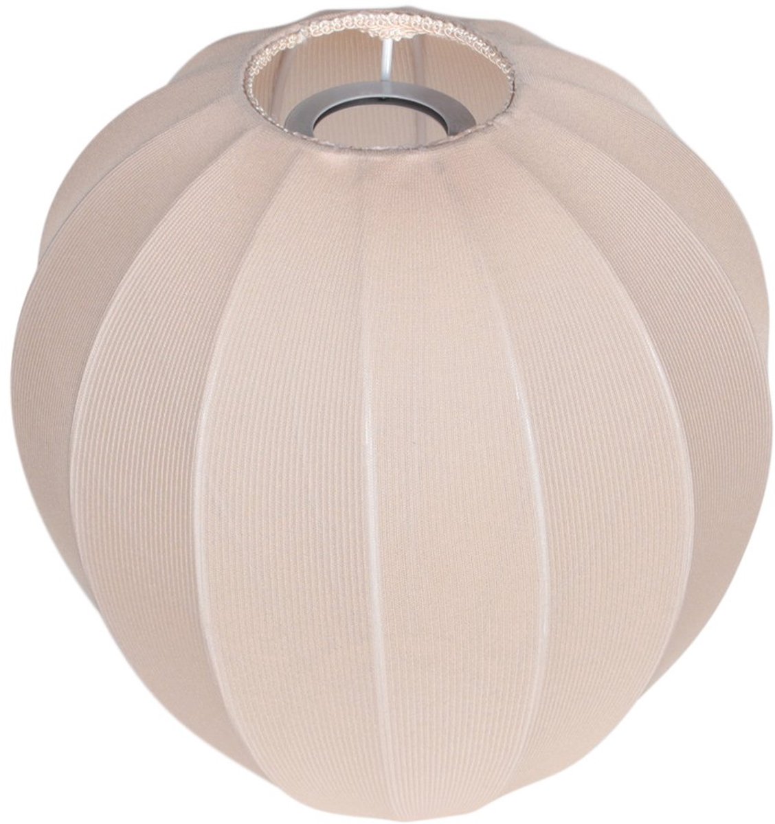 Lampenkap K20121S - Handgemaakt beige linnen druppelkapje Ø25 cm voor E27 armaturen - Trendy - Mexlite - Kappen