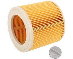 Dailygoods- Cartridge Filter - Stofzuigerfilter - Compatibel voor Kacher A2004/A2054/A2204/A2656 - Allergieën - Eenvoudige installatie - Gloednieuw 120x120x112mm