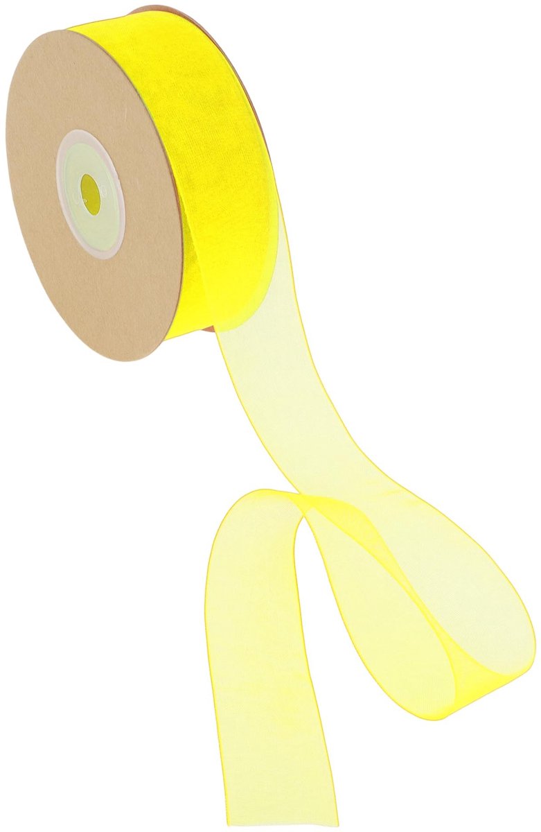 Dailygoods- Cadeaulint 22,86 m x 2,5 cm - Bruiloftsdecoratielint - Geschenklint - Creatief Lint - Duurzaam - Flexibel Ontwerp - Decoratielint