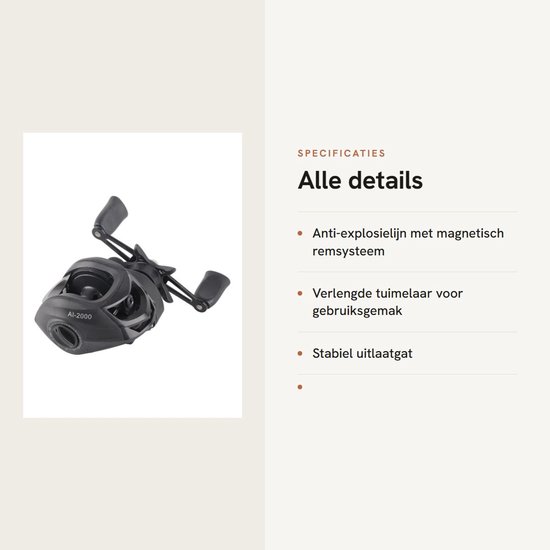 Solidchoice- Visspoel Hoge Snelheid 7.2:1 - Anti-explosielijn - Stabiel Uitlaatgat - Arbeidsbesparend - Gevlochten Vislijn - Stevig Metaalmateriaal - Vismolen van Solidchoice — afbeelding 2