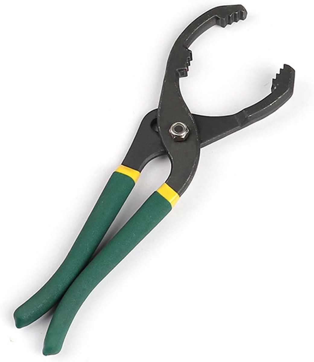 Dailygoods- Oliefiltertang 24 cm - Verstelbaar - Oliefiltersleutel - Voor Ø 40 mm tot Ø 150 mm - Staal - Lichtgewicht 330 g - Oliefilter Sleutel