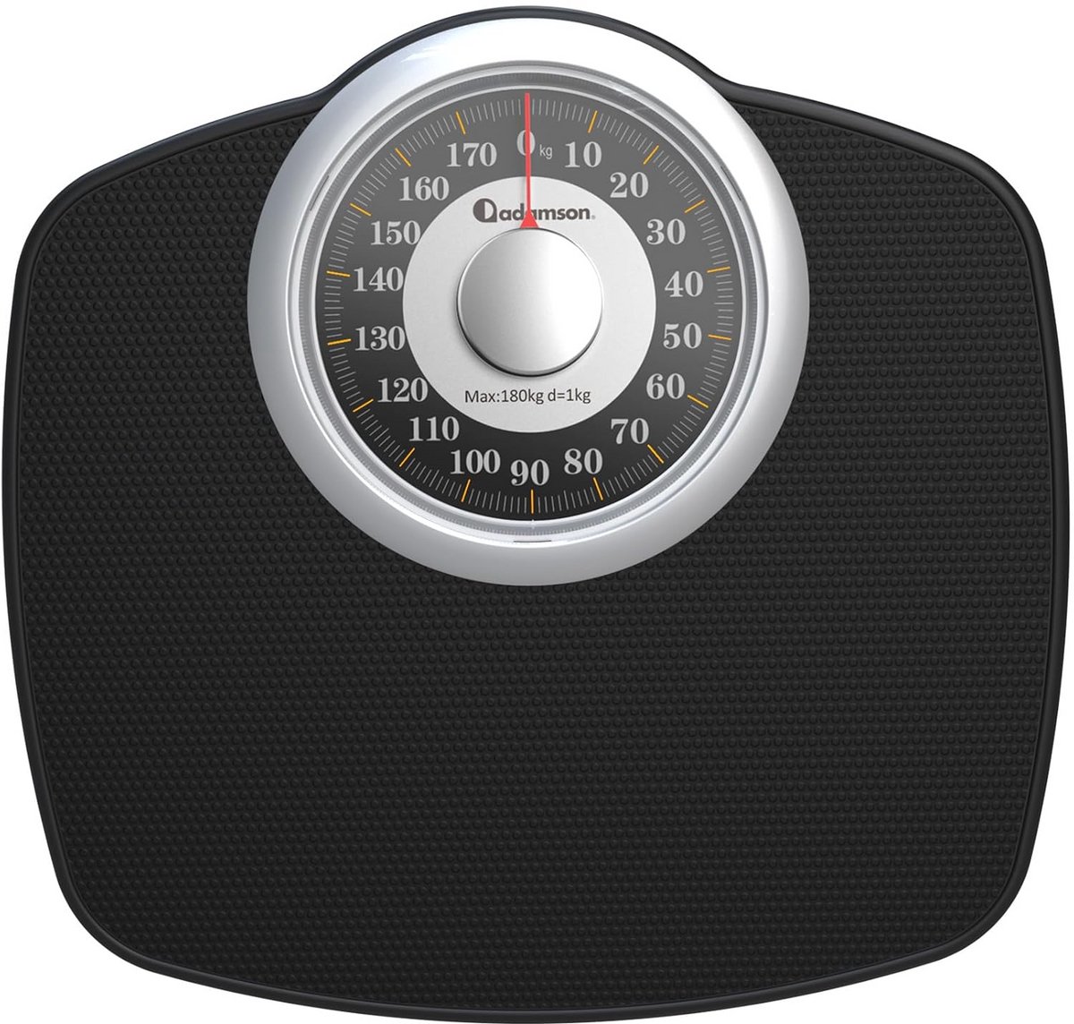 Badkamer Weegschaal - Persoonlijke Weegschaal - Gewicht Monitoren - Geen Batterijen Nodig - Tot 180 kg - Zwart