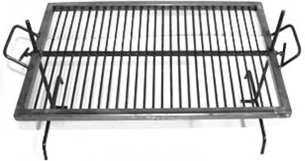 Argentijnse Grill - Buitenkeuken Parrilla - Lekker Grillen - Handgemaakt Argentinië - 40x30 cm - Zwart