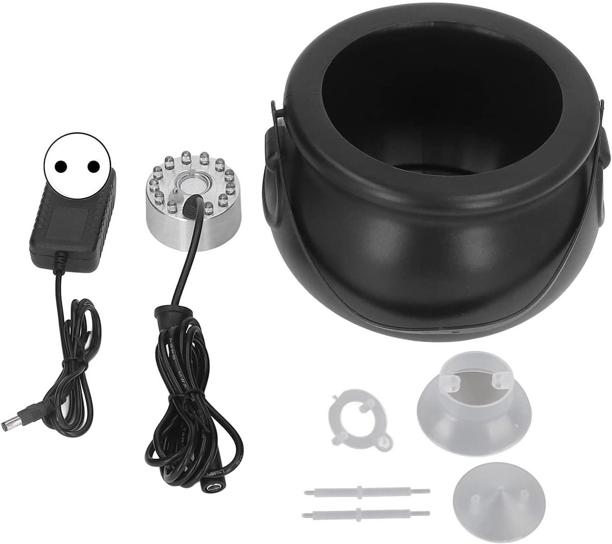 Mistmaker Heksenketel - Vaporizer Ketel - Halloween Decoratie - 12 Kleurwisselende LED's -