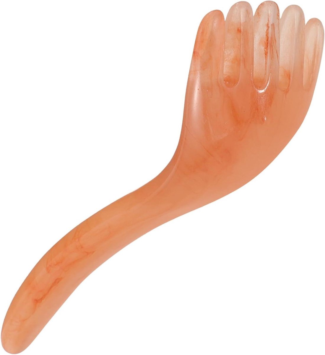 Hoofdhuidmassage Kam - Haar Borstel - Ontspannen Hoofd - Stimuleert Bloedsomloop - 16 x 5 x 2 cm - Bruin