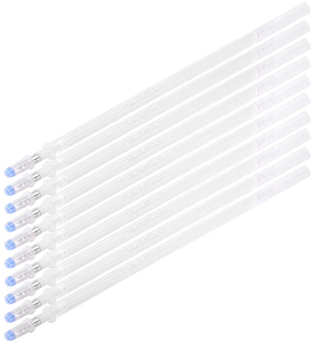 Dailygoods- Uitwisbare Pen Hoge Temperatuur - 100 Stuks - Verdwijnende Pen - Kunststof - Staal - Voor Tijdelijke Markering - Markeerstift