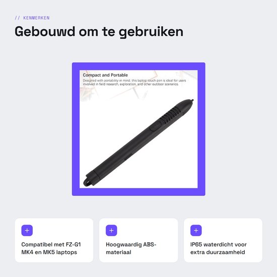 Dailygoods- Stylus Pen Waterdicht - Touchscreen Pen - Compatibel met — afbeelding 5